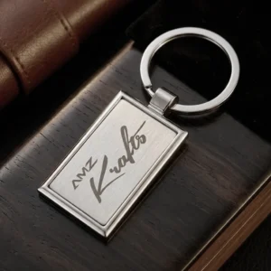 custom steel keychain